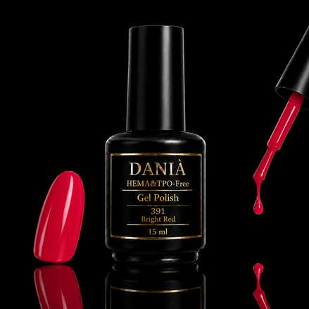 DANIÀ Gel Polish 391 Bright Red 15 ml