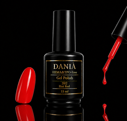 DANIÀ Gel Polish 392 Hot Red 15 ml