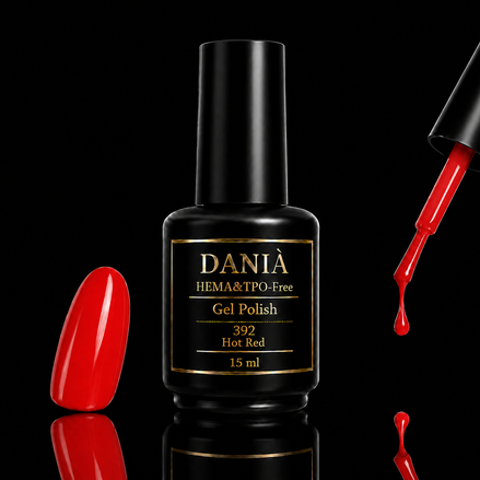 DANIÀ Gel Polish 392 Hot Red 15 ml