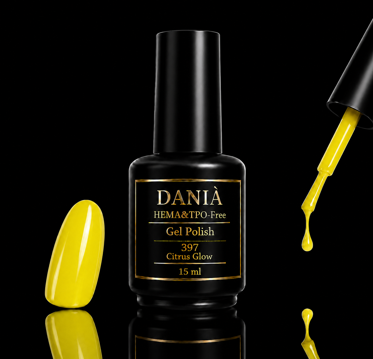 DANIÀ Gel Polish 397 Citrus Glow 15 ml