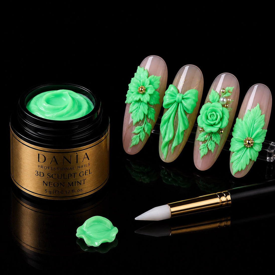 3D Sculpt Gel Neon Mint 5g