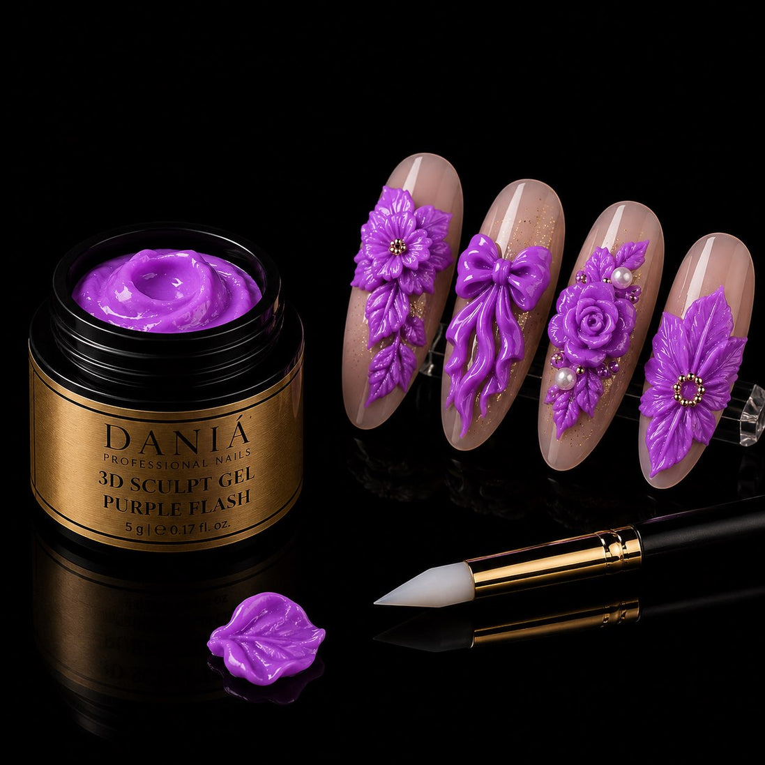 3D Sculpt Gel Purple Flash 5g