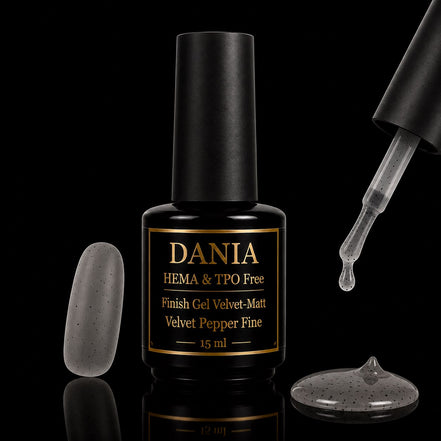 Velvet Pepper Fine – Matte No Wipe Top Coat 15ml