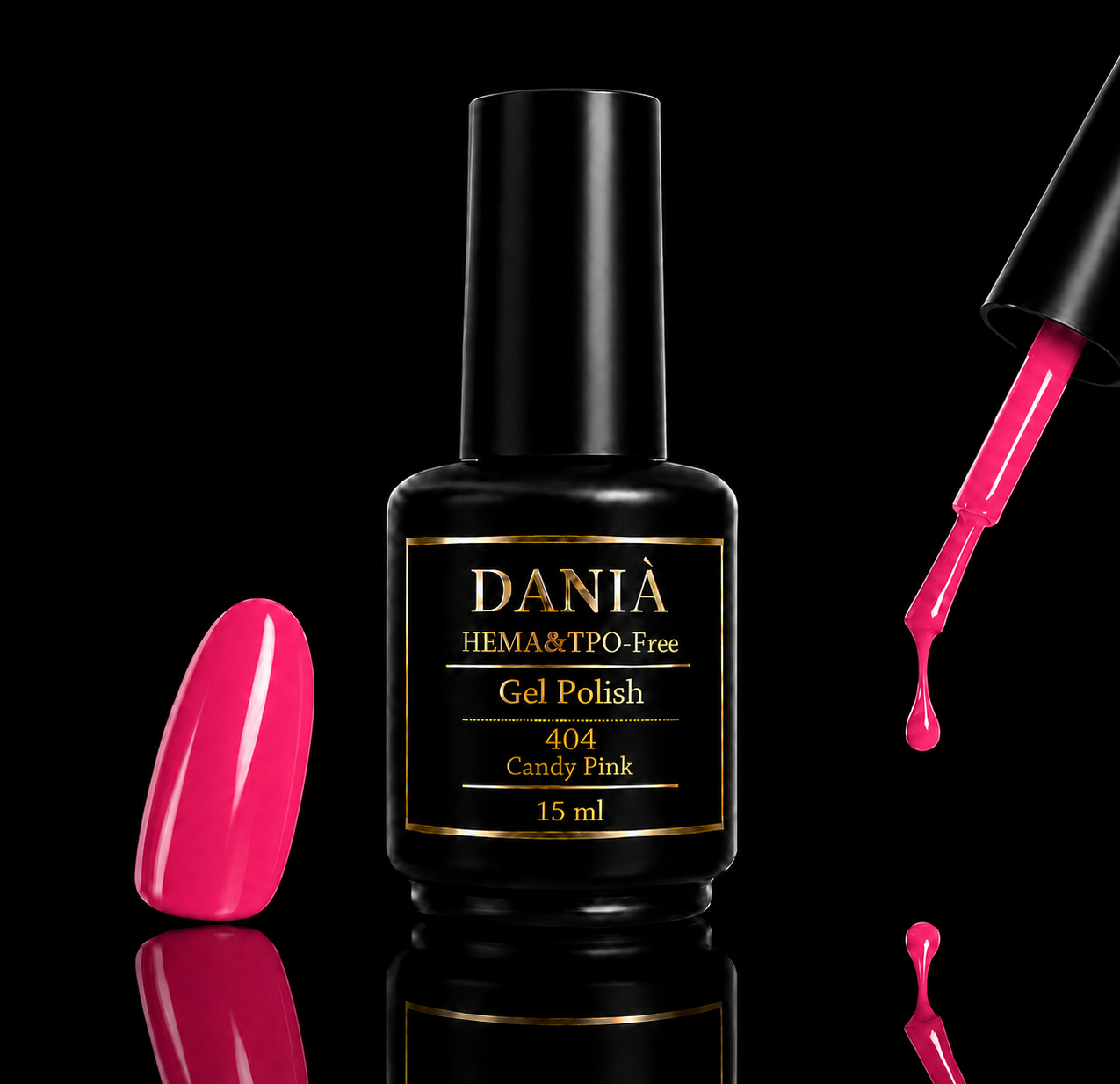 DANIÀ Gel Polish 404 Candy Pink 15 ml