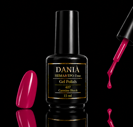 407 Carmine Shock | Gel Polish HEMA & TPO Free 15ml