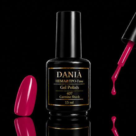 407 Carmine Shock | Gel Polish HEMA & TPO Free 15ml