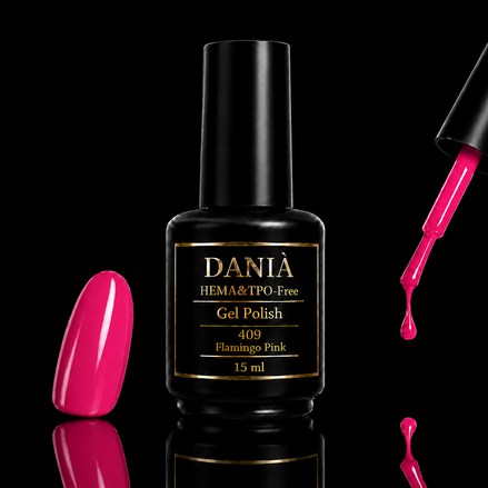 DANIÀ Gel Polish 409 Flamingo Pink 15 ml