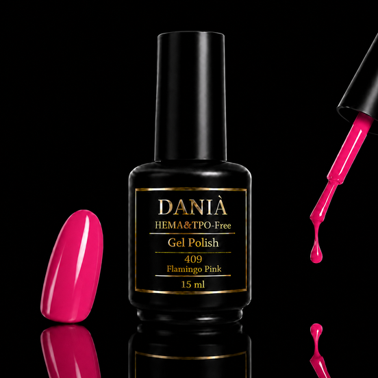 DANIÀ Gel Polish 409 Flamingo Pink 15 ml