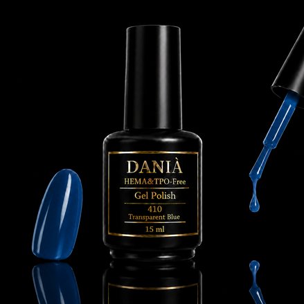 DANIÀ Gel Polish 410 Transparent Blue 15 ml