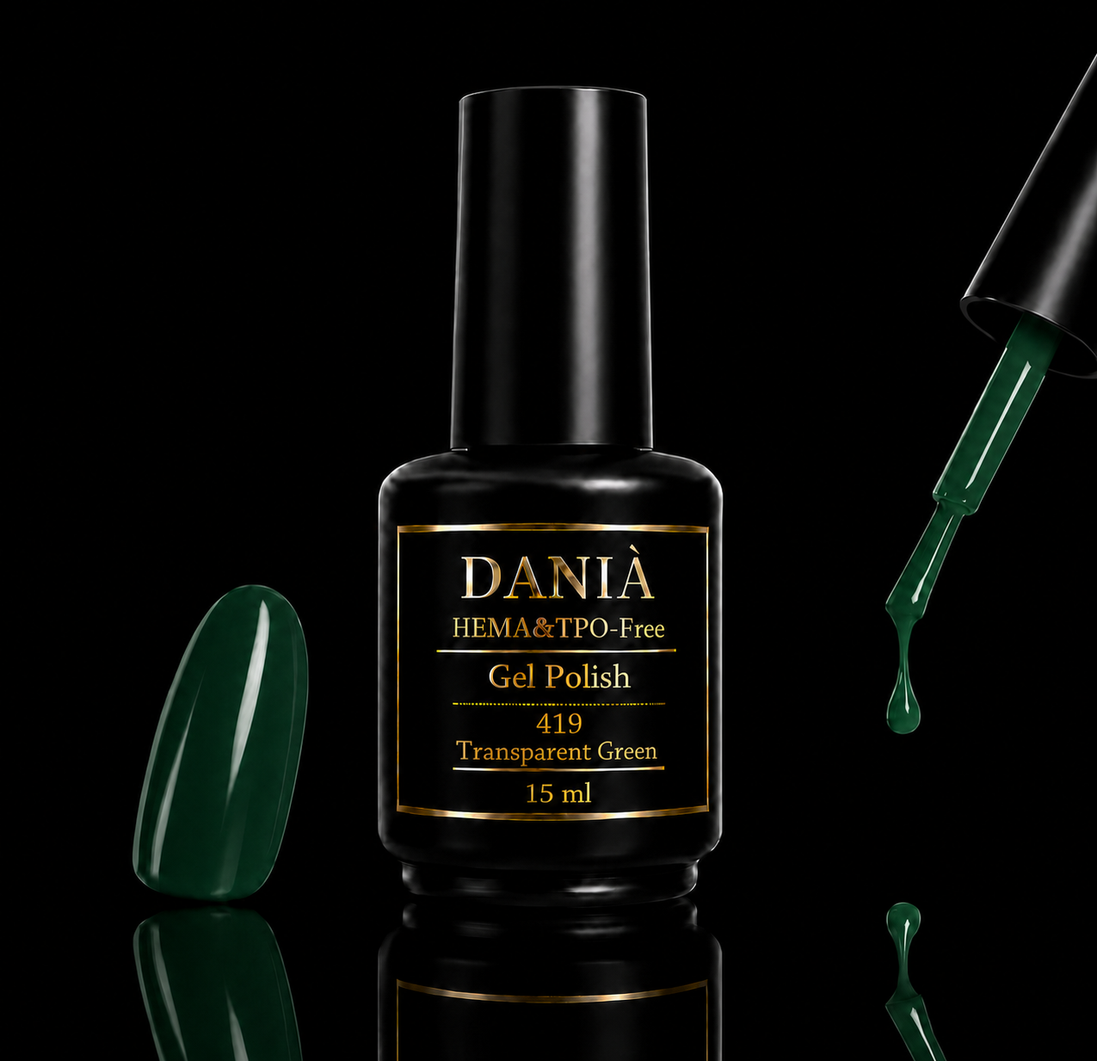 DANIÀ Gel Polish 419 Transparent Green 15 ml