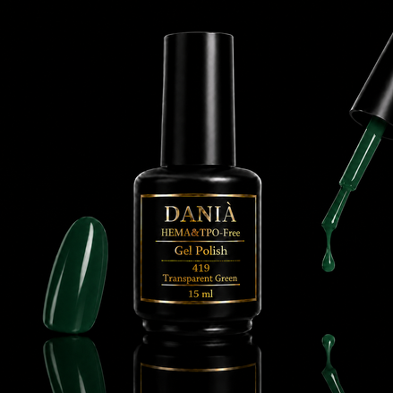 DANIÀ Gel Polish 419 Transparent Green 15 ml