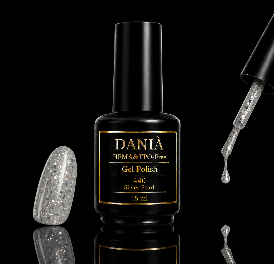 DANIÀ Gel Polish 440 Silver Pearl 15 ml