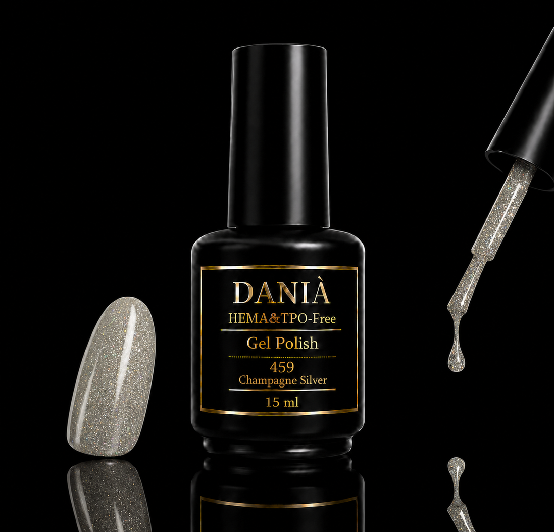 DANIÀ Gel Polish 459 Champagne Silver 15 ml