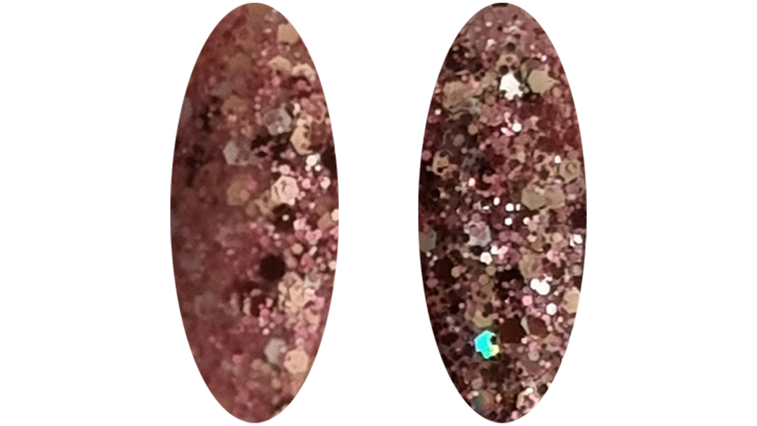 DS Nails 636 Sakura Glitter Soak off Gel Polish 15ml