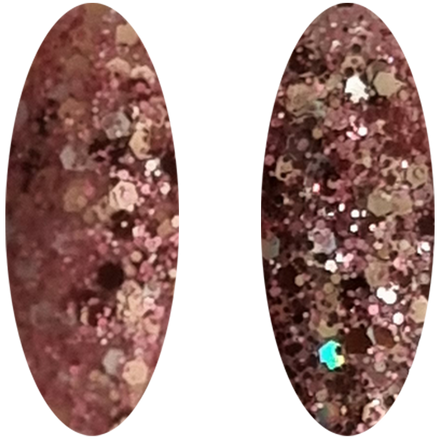 DS Nails 636 Sakura Glitter Soak off Gel Polish 15ml