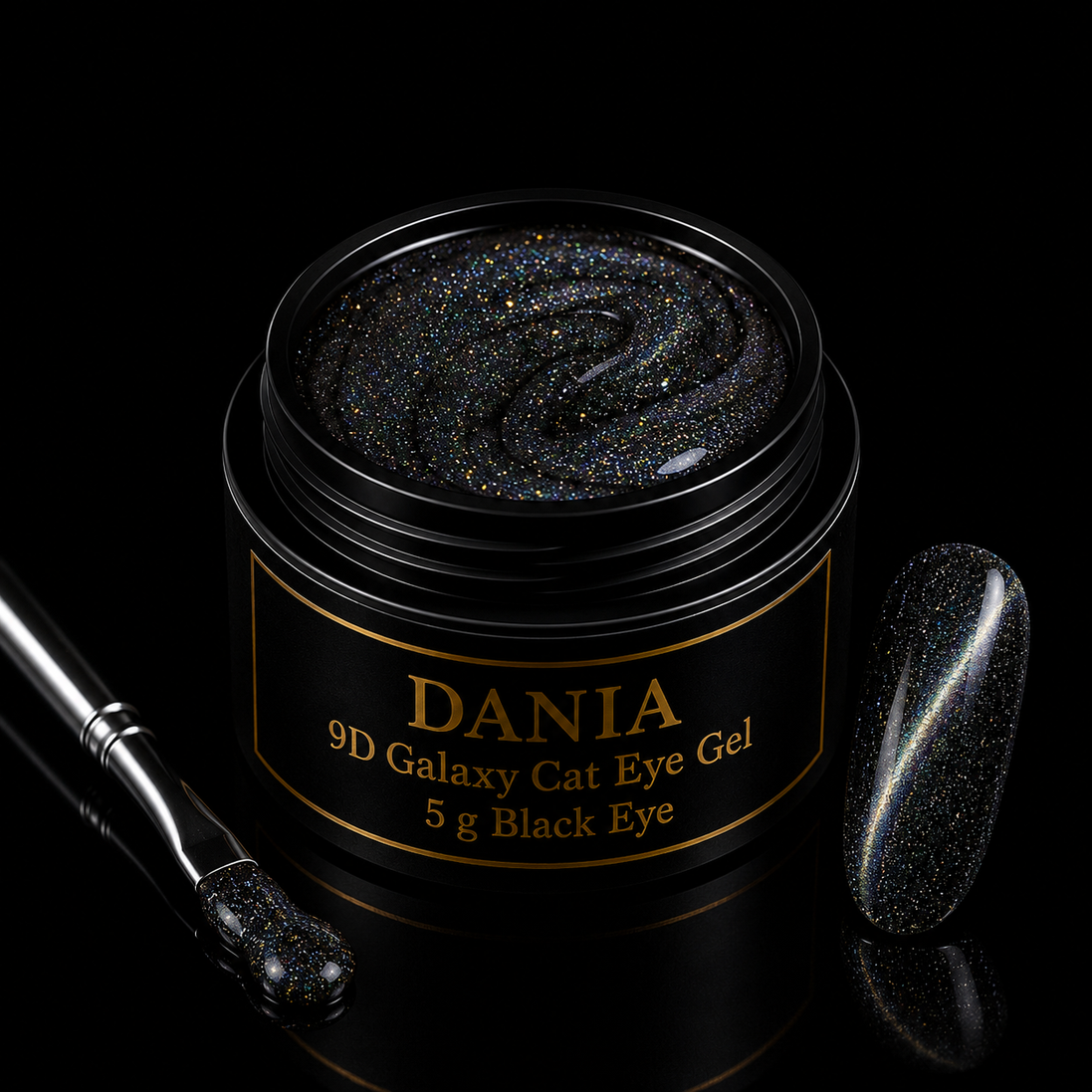 9D Galaxy Cat Eye Gel 5 g  Black Eye