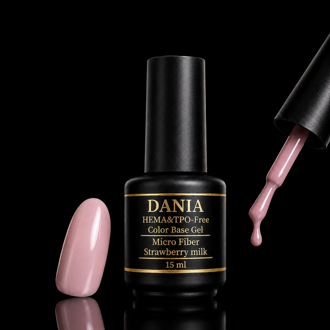 HEMA & TPO-Free Micro Fiber Color Base Gel – Strawberry Milk