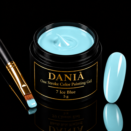 DANIÀ One Stroke Color Painting Gel 5 g – 7 Ice Blue