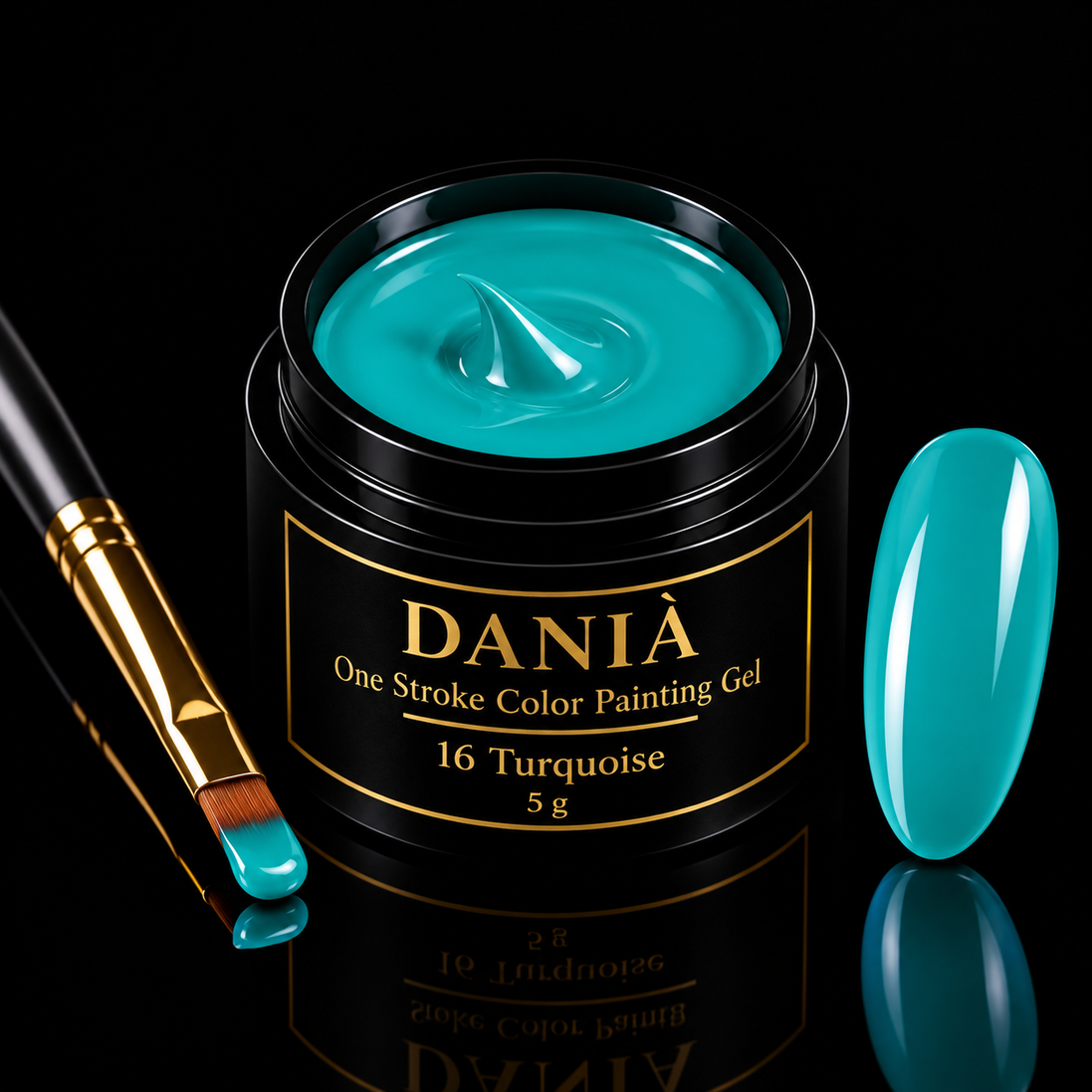 DANIÀ One Stroke Color Painting Gel 5 g – 16 Turquoise