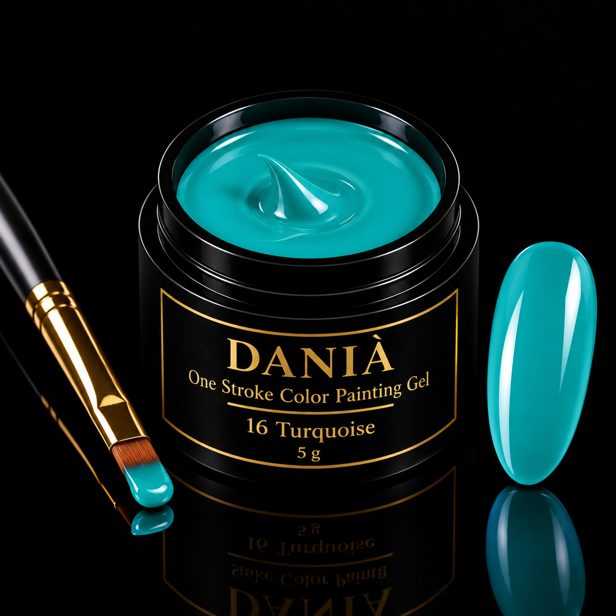 DANIÀ One Stroke Color Painting Gel 5 g – 16 Turquoise