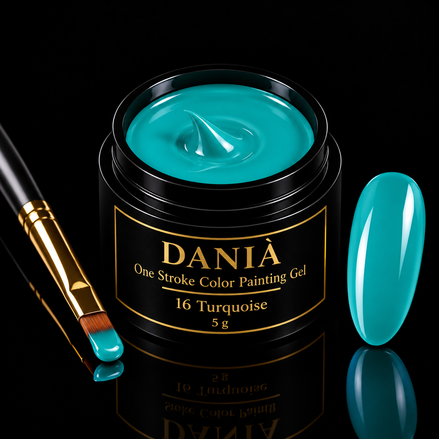 DANIÀ One Stroke Color Painting Gel 5 g – 16 Turquoise