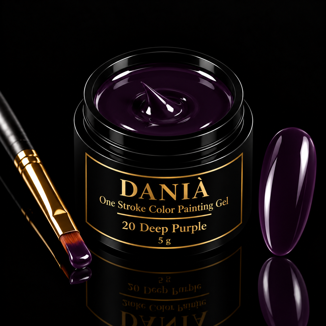 DANIÀ One Stroke Color Painting Gel 5 g – 20 Deep Purple