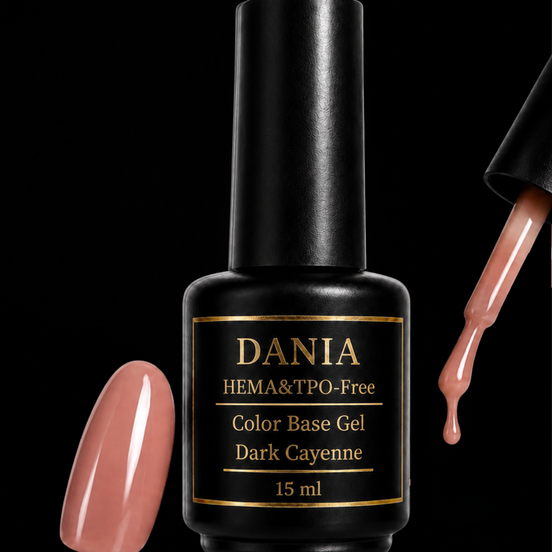 HEMA & TPO-Free Color Base Gel– Dark Cayenne