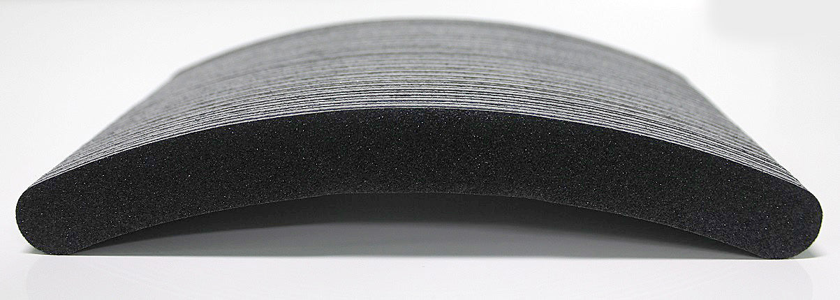 DS Nails Ergonomicfeile 100/180 Black 25er Pack