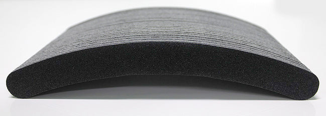 DS Nails Ergonomicfeile 100/180 Black 25er Pack