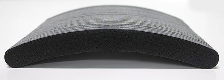 DS Nails Ergonomicfeile 100/180 Black 25er Pack