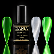 DANIÀ Glass Gel Polish Zoisit 10 ml – Transparent Green Jelly Gel Polish