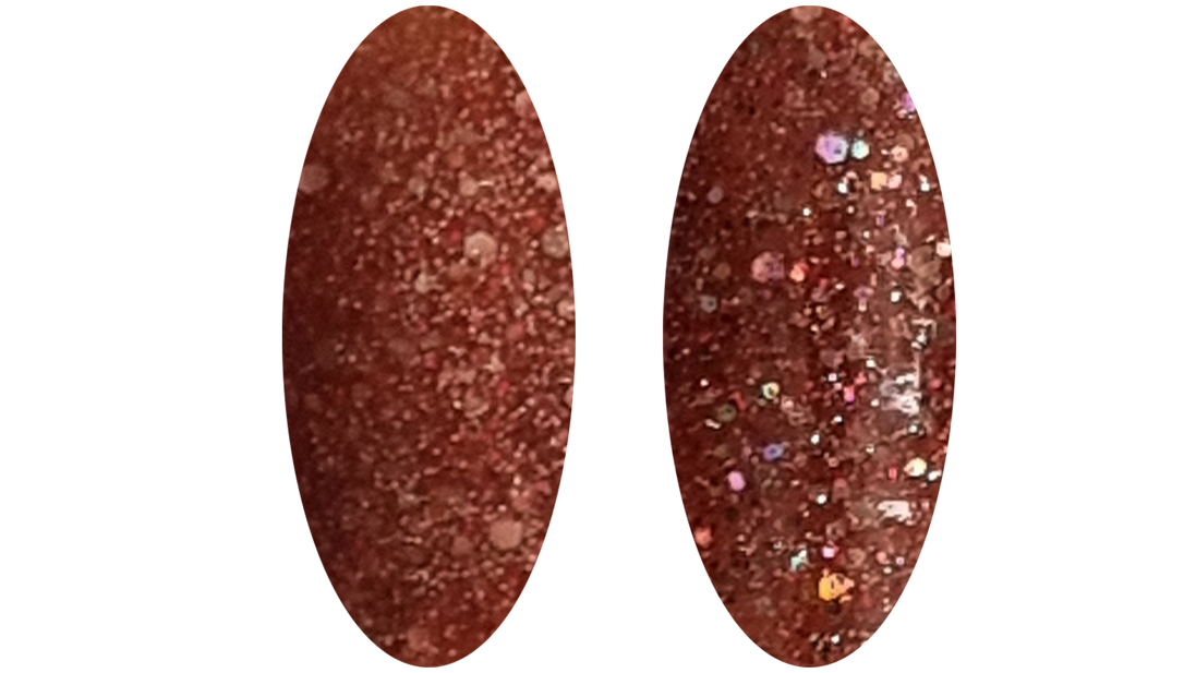 DS Nails 508 Champagne Glitter Soak off Gel Polish 15ml