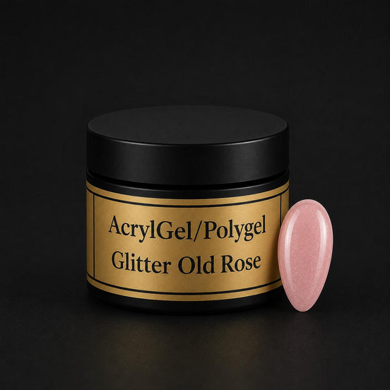 DANIÀ AcrylGel Polygel Glitter Old Rose 15 g