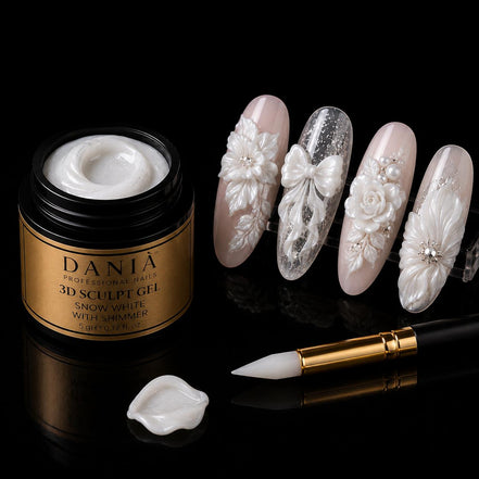 DANIÀ 3D Sculpt Gel Snow White Shimmer 5 g