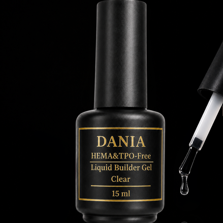 DANIÀ HEMA- & TPO-Free Liquid Builder Gel Clear 15 ml