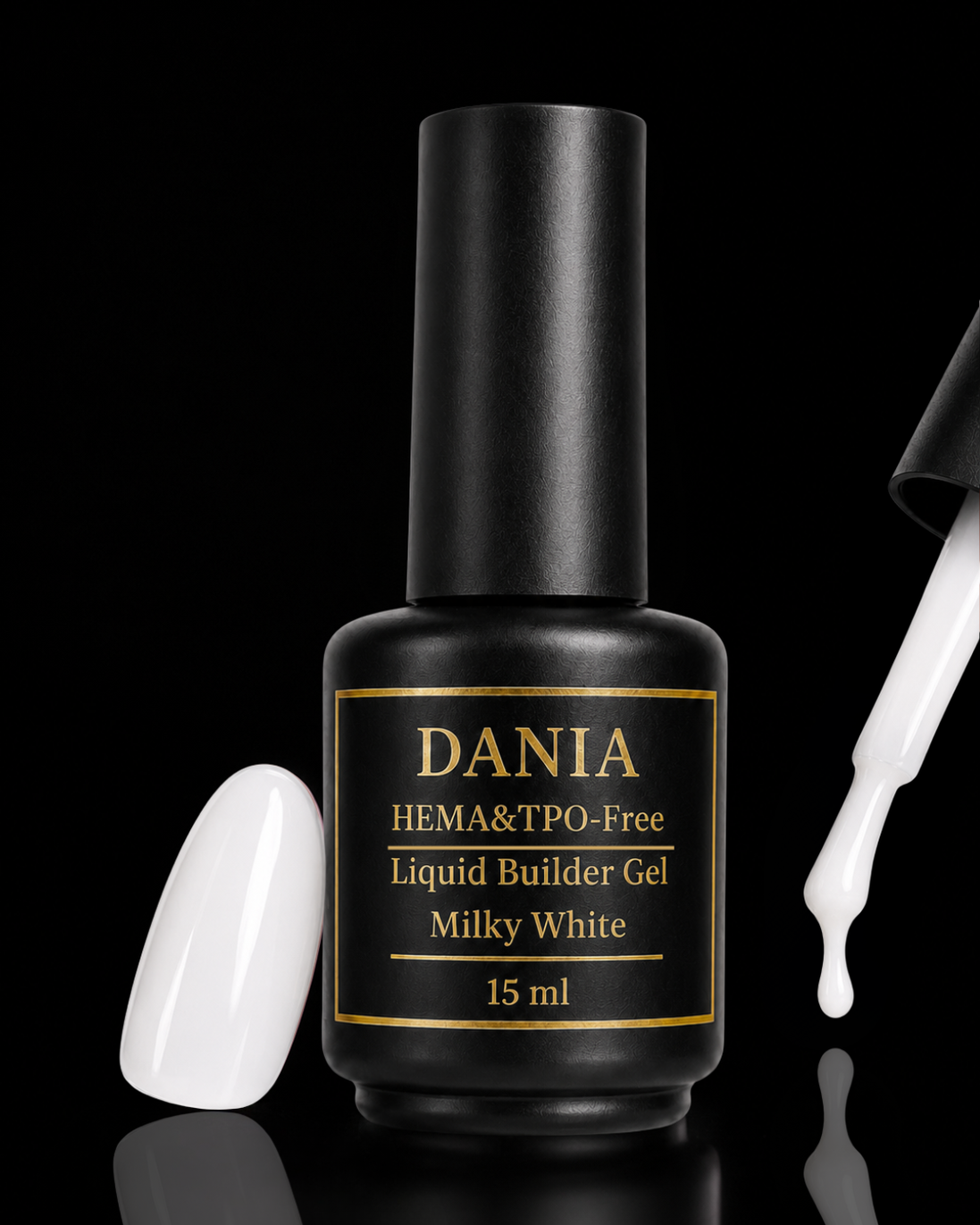 DANIA HEMA- & TPO-Free Liquid Builder Gel Milky White 15 ml