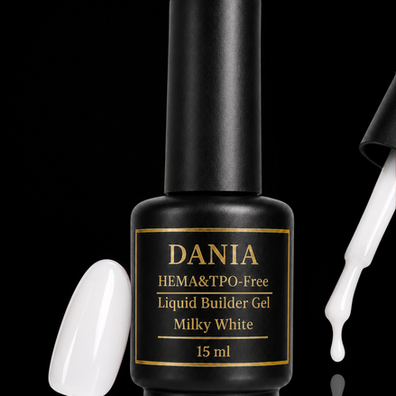 DANIA HEMA- & TPO-Free Liquid Builder Gel Milky White 15 ml